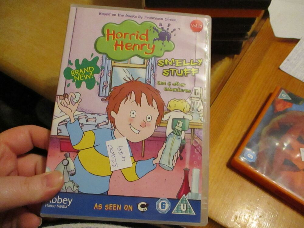 Horrid Henry - Smelly Stuff - DVD - HSM Disc - VGC Case - Pal (S2400479)