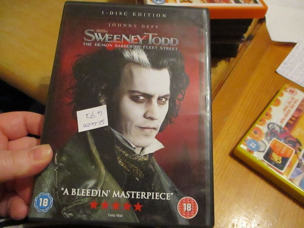 Sweeney Todd - DVD - LN Disc - VGC Case - Pal (S2400473)