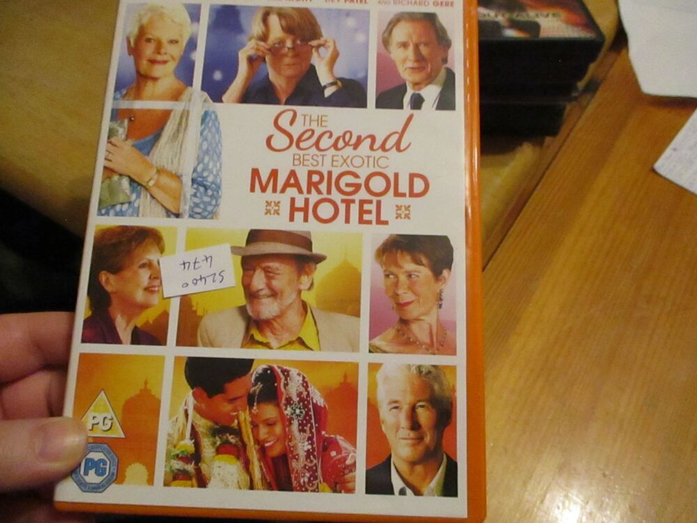 The Second Best Exotic Marigold Hotel - DVD - FP Disc - VGC Case - Pal (S2400474)