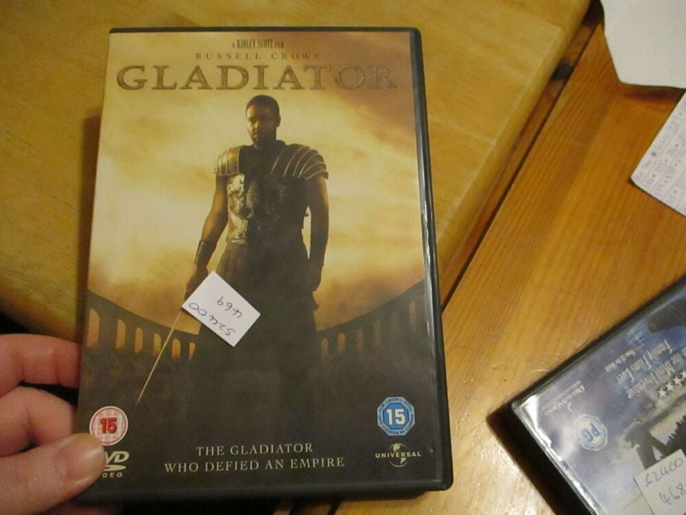 Gladiator - DVD - Dusty Disc - VGC Case - Pal (S2400469)