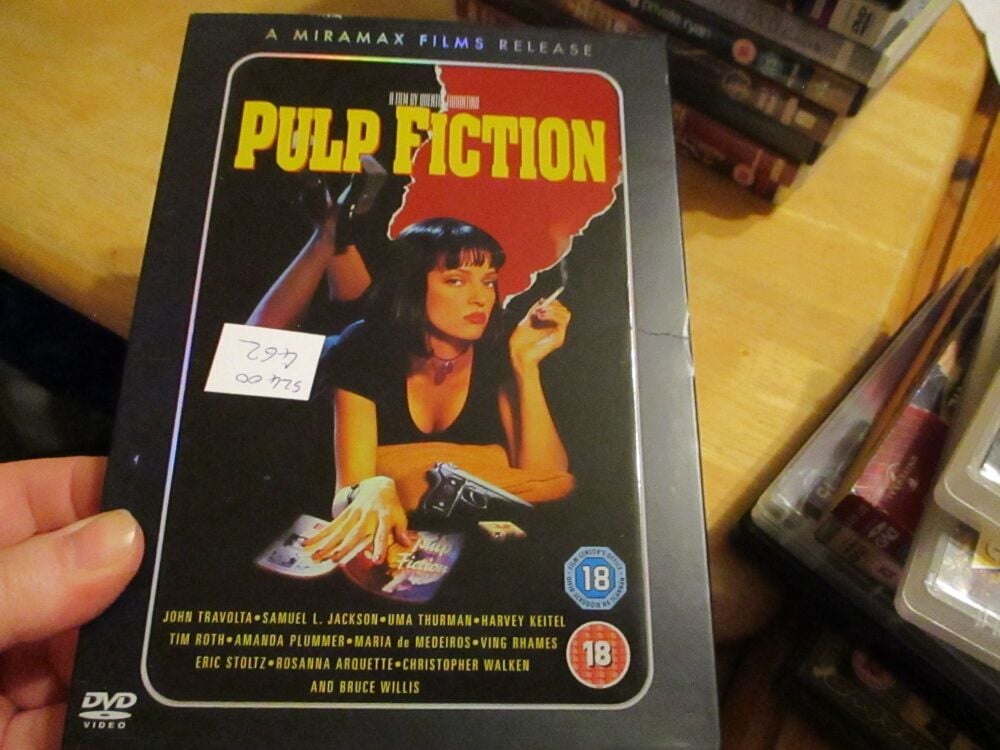 Pulp Fiction - DVD - LN Disc - VGC Case - Pal (S2400462)