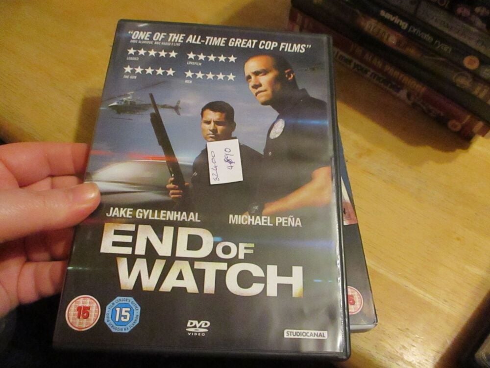 End Of Watch - DVD - LN Disc - VGC Case - Pal (S2400490)