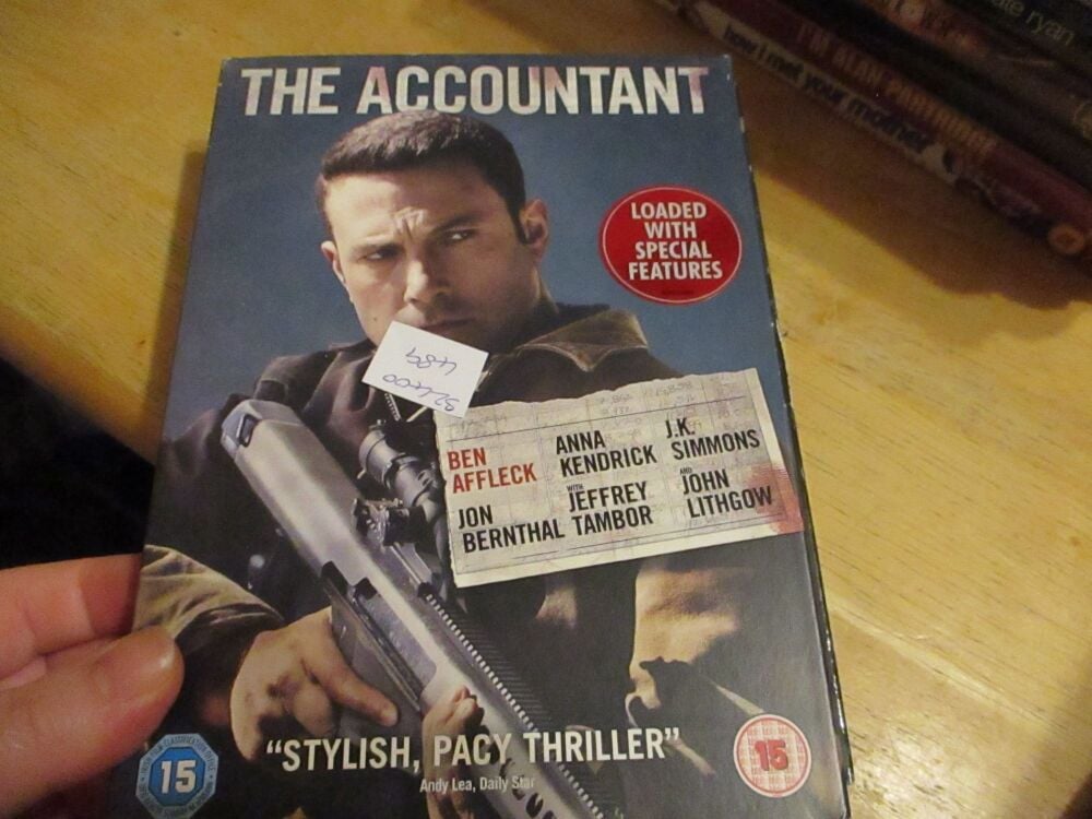 The Accountant - DVD - LN Disc - VGC Case - Pal (S2400489)