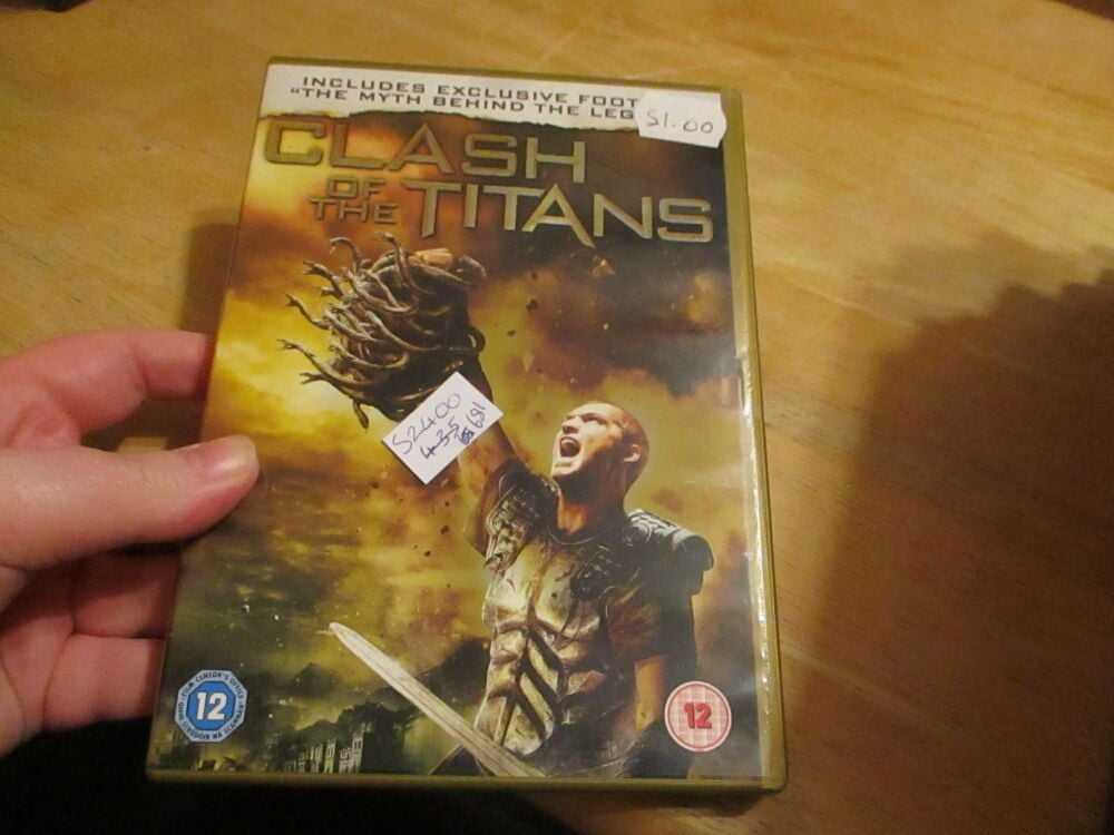 Clash Of The Titans - DVD - LN Disc - VGC Case - Pal (S2400681)