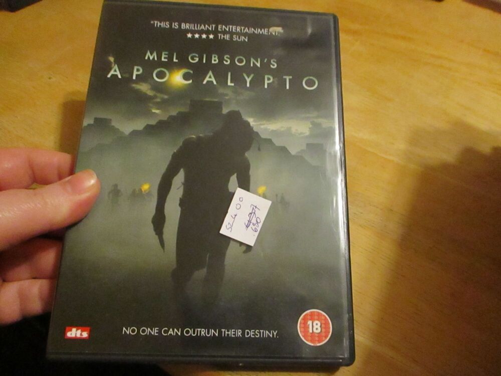 Apocalypto - Mel Gibson - DVD - Dusty Disc - VGC Case - Pal (S2400680)