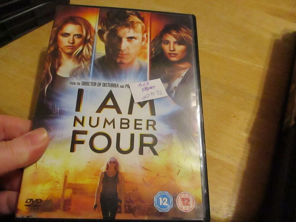 I Am Number Four - DVD - FP Disc - VGC Case - Pal (S2400674)