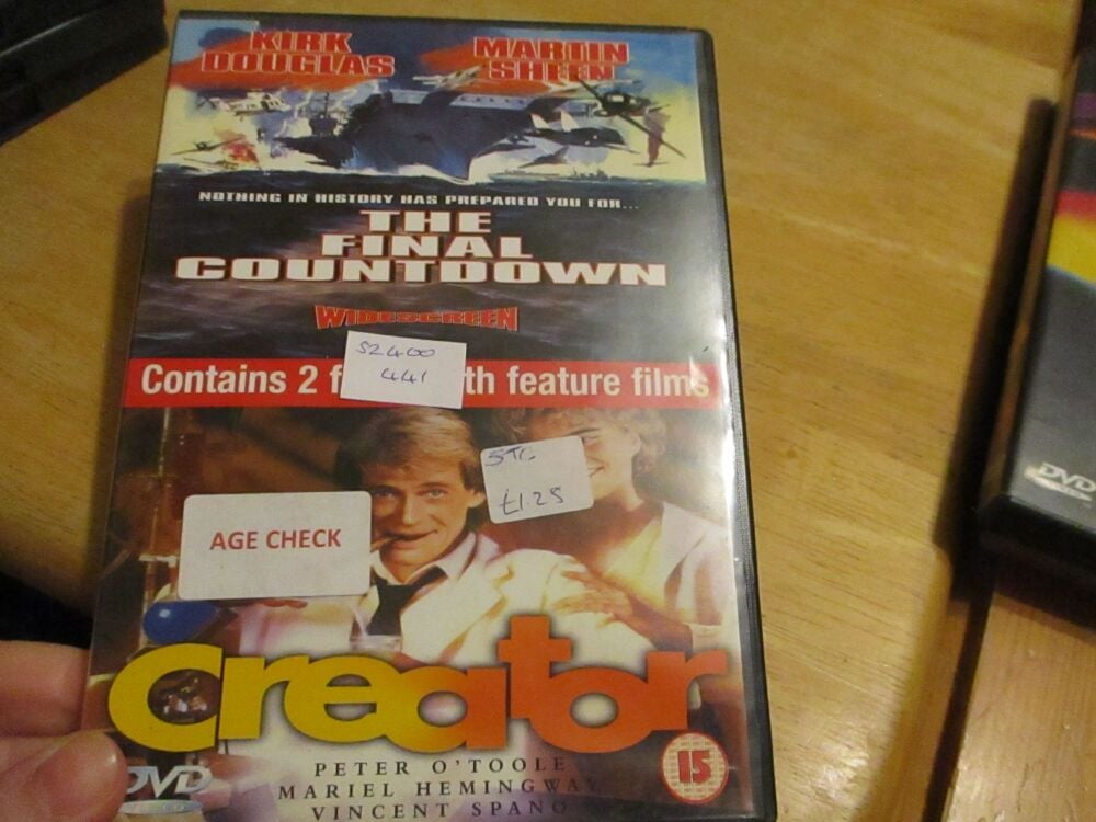 The Final Countdown / Creator - DVD - Dusty Disc - VGC Case - Pal (S2400441)