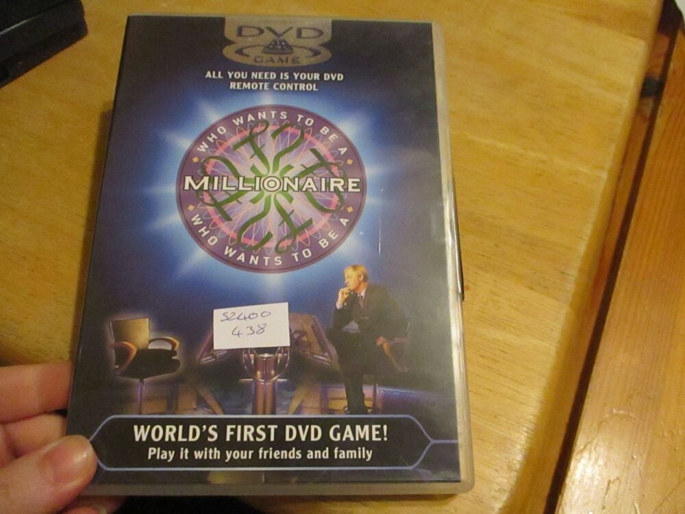 Who Wants To Be A Millionaire - Worlds First DVD Game - DVD - SEALED Disc - VGC Case - Pal (S2400438)