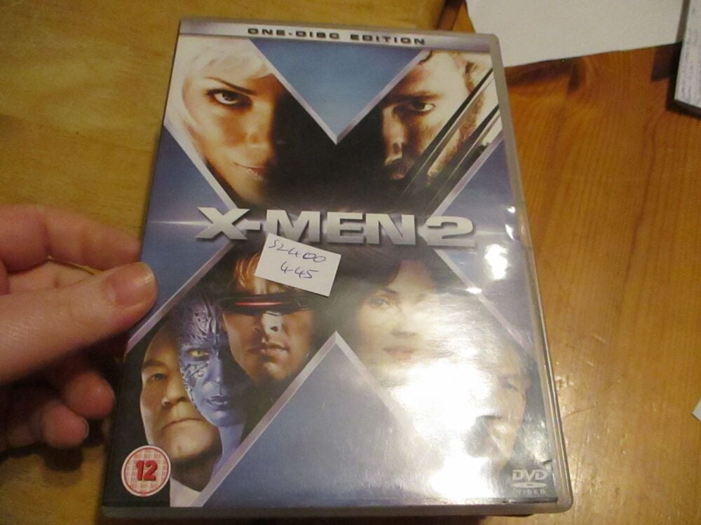 X-Men 2 - DVD - LN Disc - VGC Case - Pal (S2400445)