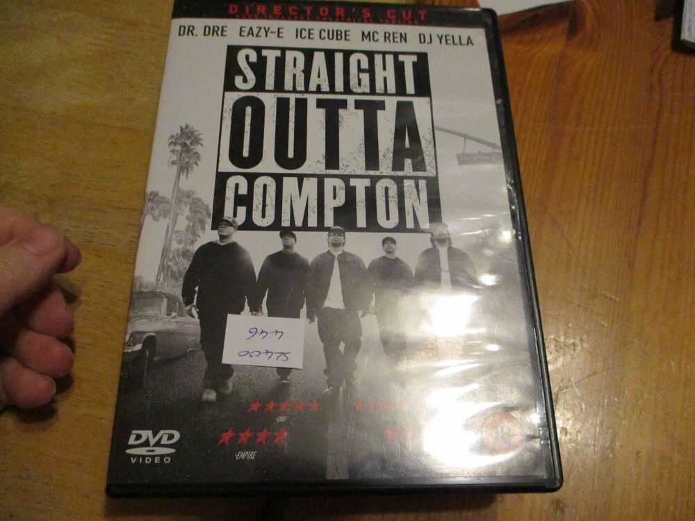 Straight Outta Compton - Director's Cut - DVD - LN Disc - VGC Case - Pal (S2400446)