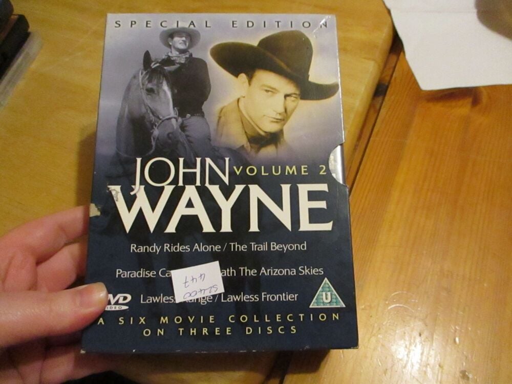 John Wayne Vol 2 Special Edition - DVD - LN Disc - VGC Case - Pal + NTSC (S2400447)