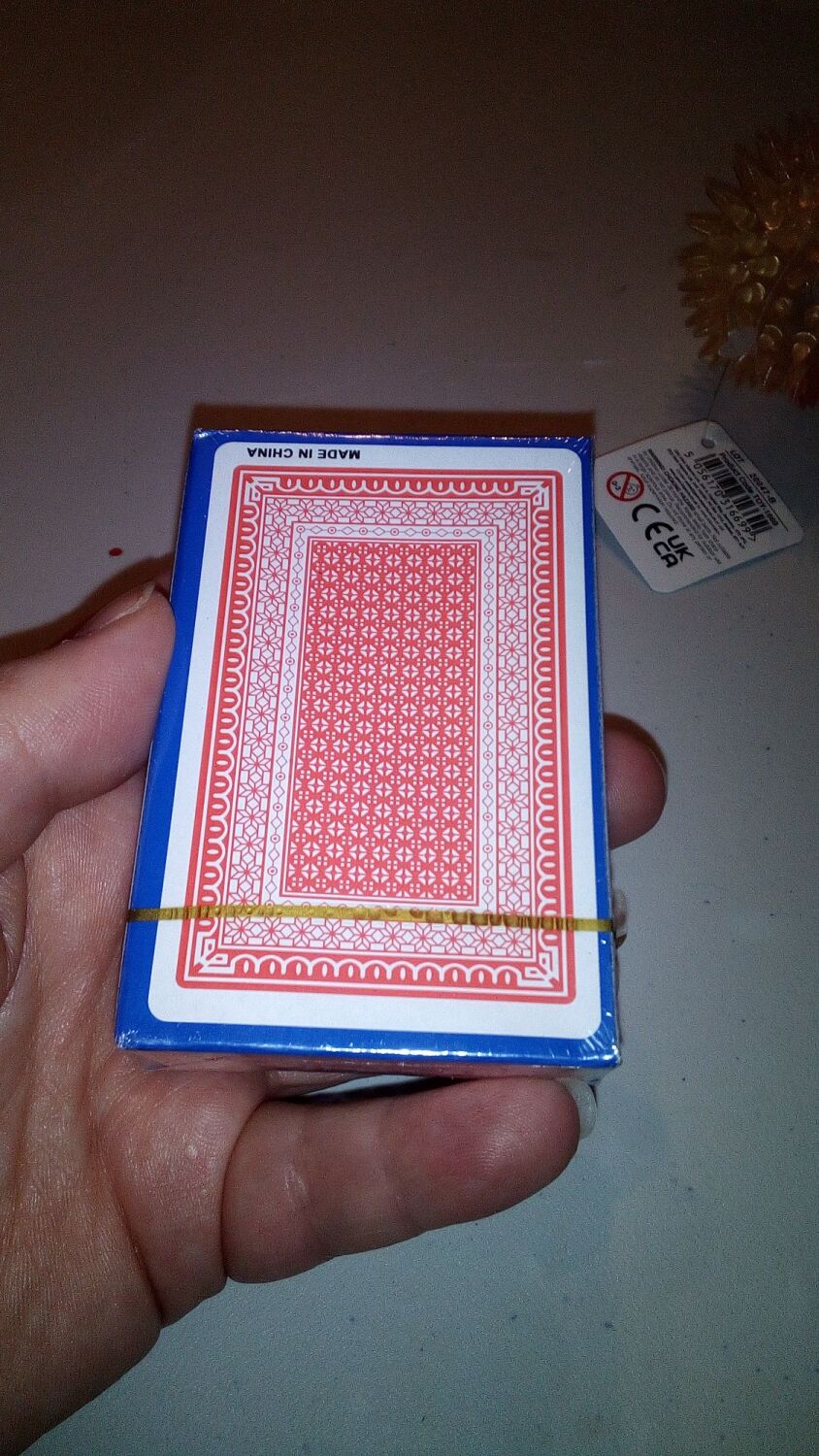 Blue Box Design - Standard Size Plastic Coated Playing Cards