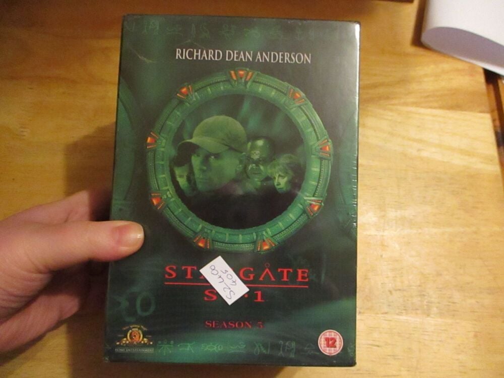 Stargate SG1 Complete Season 5 Box Set - DVD - SEALED Disc - VGC Case - Pal (S2400405)