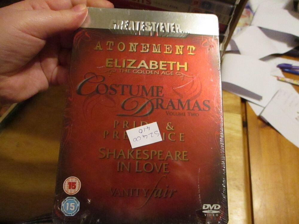 Greatest Ever Costume Dramas Vol 2 Steel Box Set - DVD - SEALED Disc - VGC Case - Pal (S2400410)