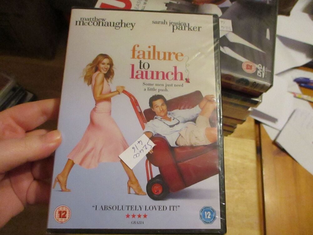 Failure To Launch - DVD - SEALED Disc - VGC Case - Pal (S2400416)