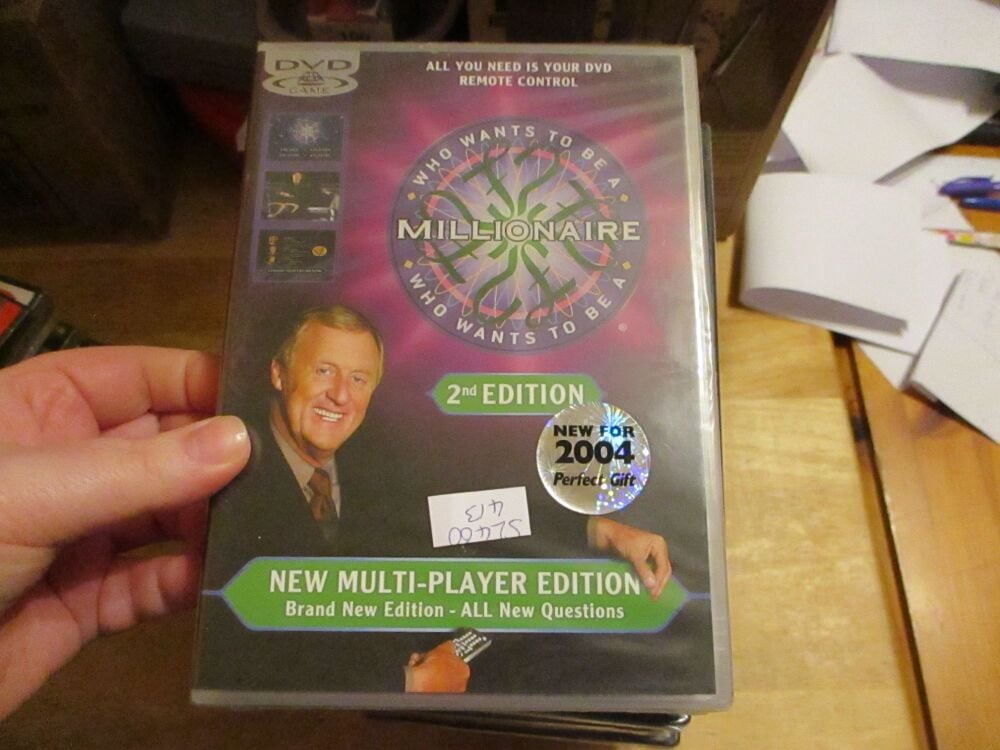 Who Wants To Be A Millionaire - 2nd Edition - DVD - SEALED Disc - VGC Case - Pal (S2400413)