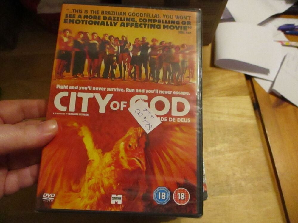 City Of God - DVD - SEALED Disc - VGC Case - Pal (S2400426)