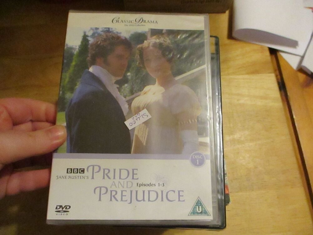 BBC Jane Austen's Pride & Prejudice - Ep 1-3 - DVD - SEALED Disc - VGC Case - Pal (S2400422)