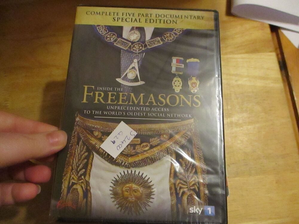 Complete Five Part Documentary Special Edition - Inside The Freemasons - DVD - SEALED Disc - VGC Case - Pal (S2400429)