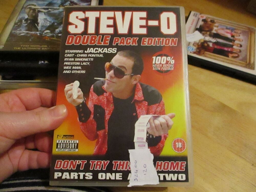 Steve-O Double Pack - DVD - LN/HSM Disc - VGC Case - Pal (S2400120)