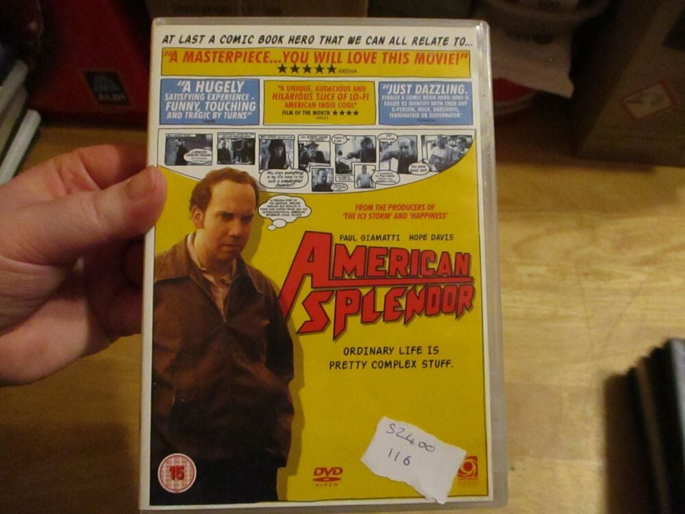 American Splendor - DVD - LN Disc - VGC Case - Pal (S2400116)