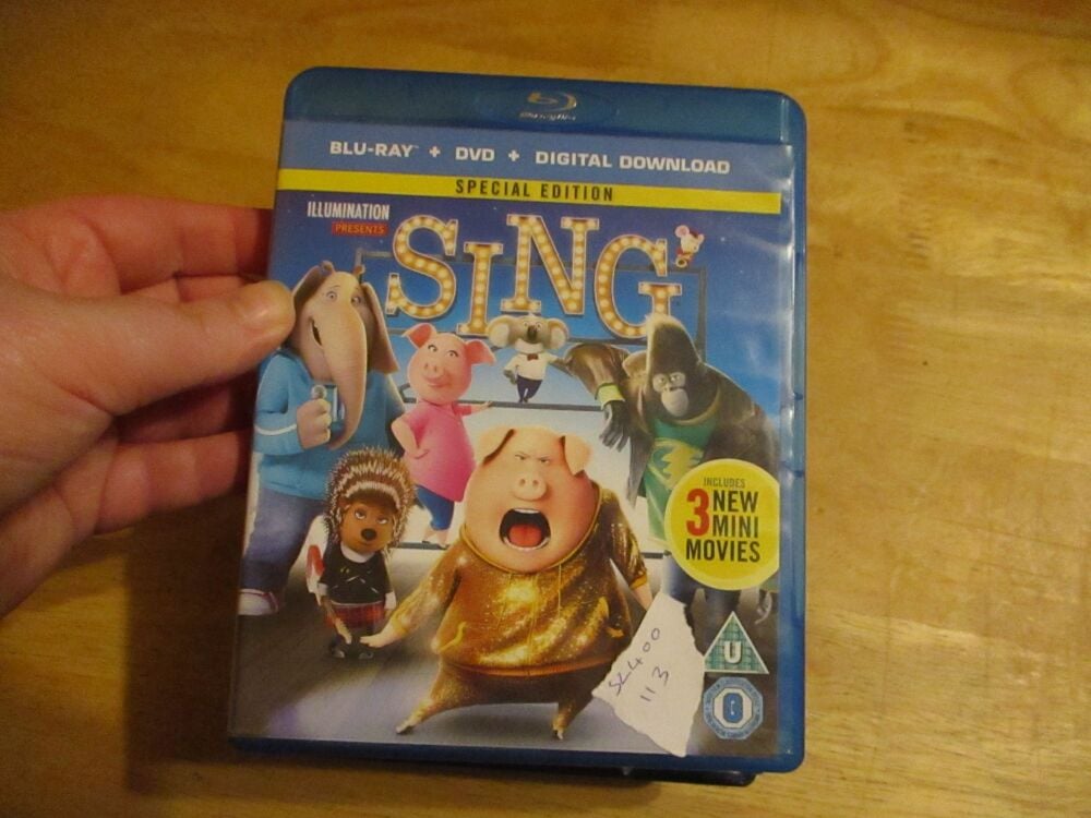 Sing - Special Edition but Contains DVD ONLY - DVD - FP Disc - VGC Case - Pal (S2400113)