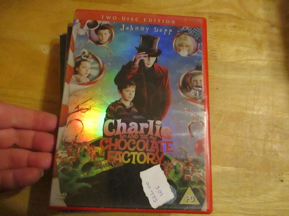 Charlie And The Chocolate Factory - 2 Disc Edition - DVD- FP/VLSS Disc - VGC Case - Pal (S2400106)