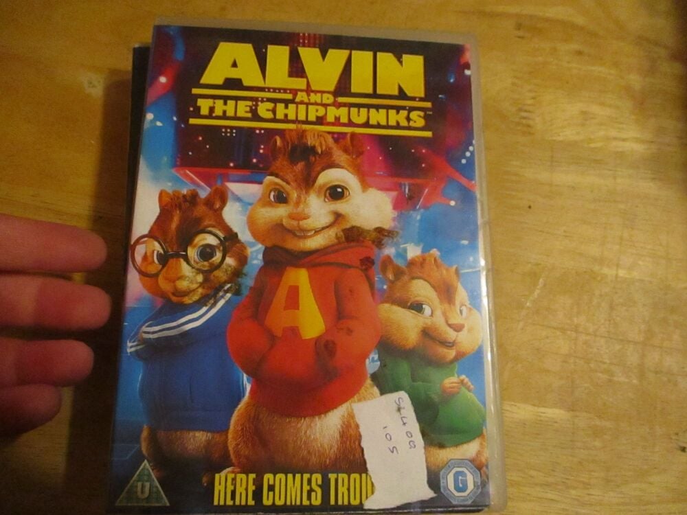 Alvin & The Chipmunks - Here Comes Trouble - DVD- LN Disc - VGC Case - Pal (S2400105)