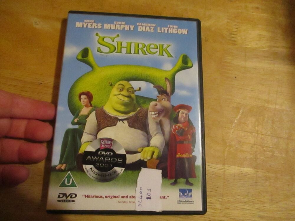 Shrek - DVD- VLSS Disc - VGC Case - Pal (S2400103)