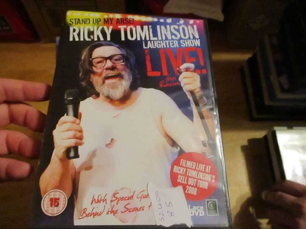 Ricky Tomlinson - Laughter Show Live - DVD- LN Disc - VGC Case - Pal (S240085)