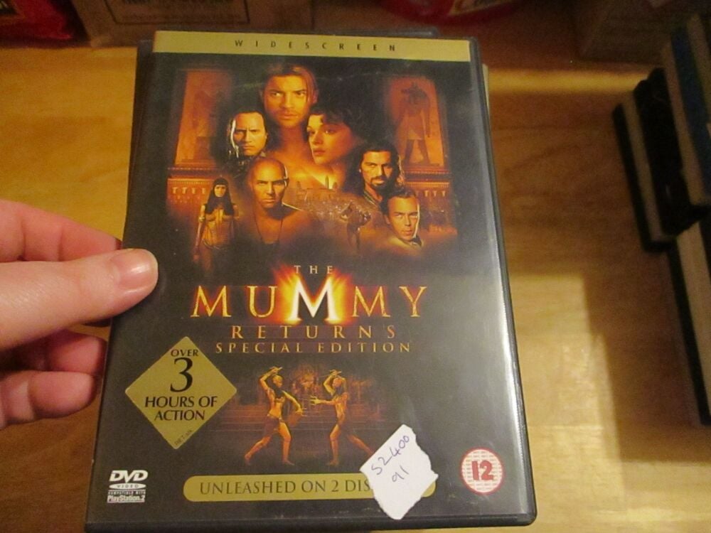 The Mummy Returns - 2 Disc Special Edition - DVD - VLSS/FPDisc - VGC Case - Pal (S240091)