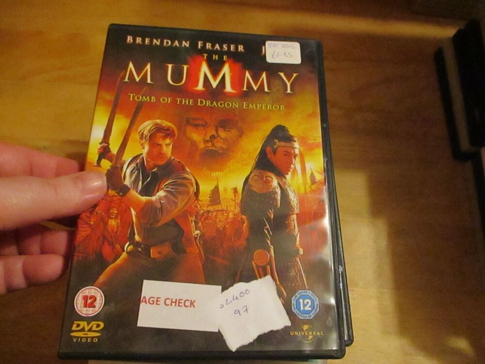 The Mummy - Tomb Of The Dragon Emporer - DVD - FS - VGC Case - Pal (S240097)