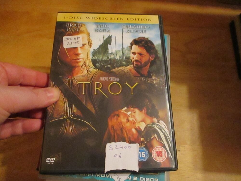 Troy - DVD - LN - VGC Case - Pal (S240096)