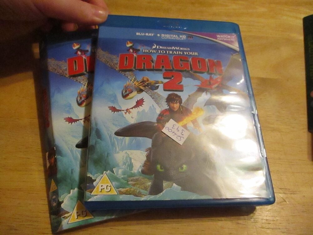 How To Train Your Dragon 2 - Bluray - LN - VGC Case - Pal (S2400393)