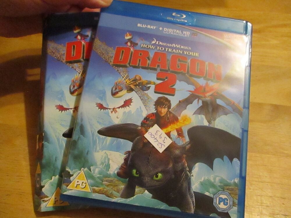 How To Train Your Dragon 2 - Bluray - LN - VGC Case - Pal (S2400393)