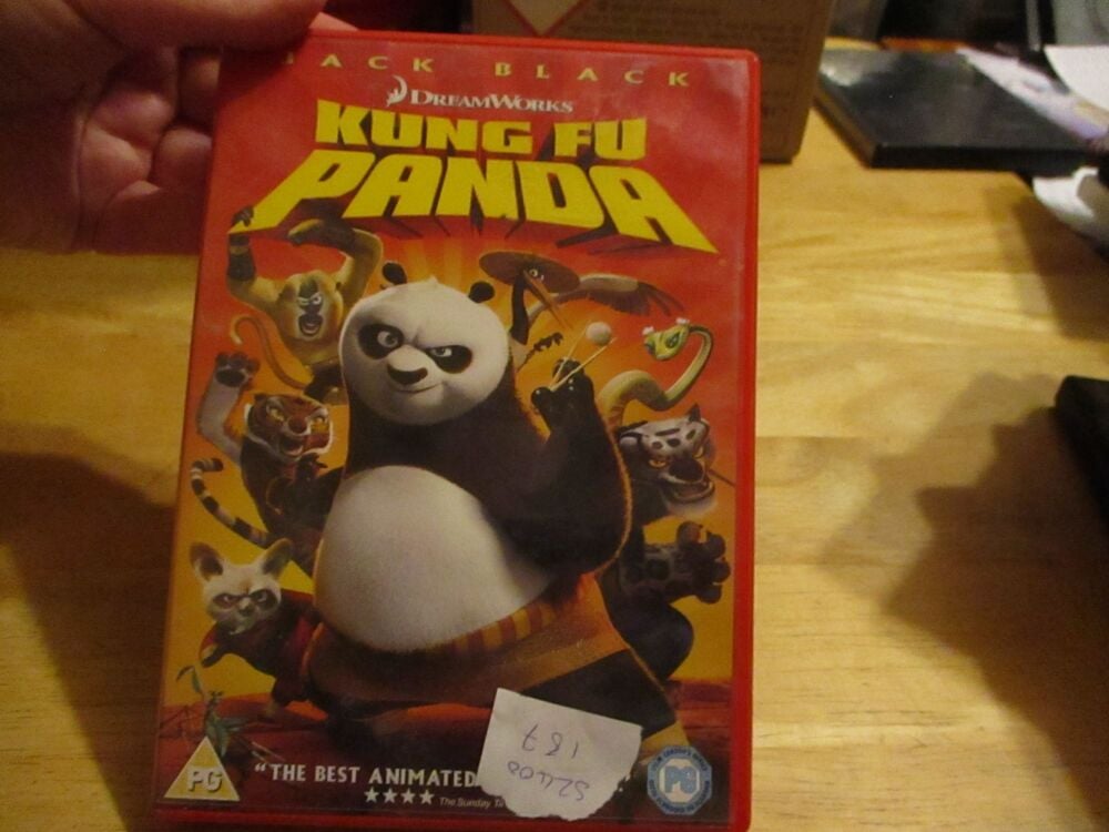 Kung Fu Panda - DVD - FP/Dusty Disc - VGC Case - Pal (S2400187)