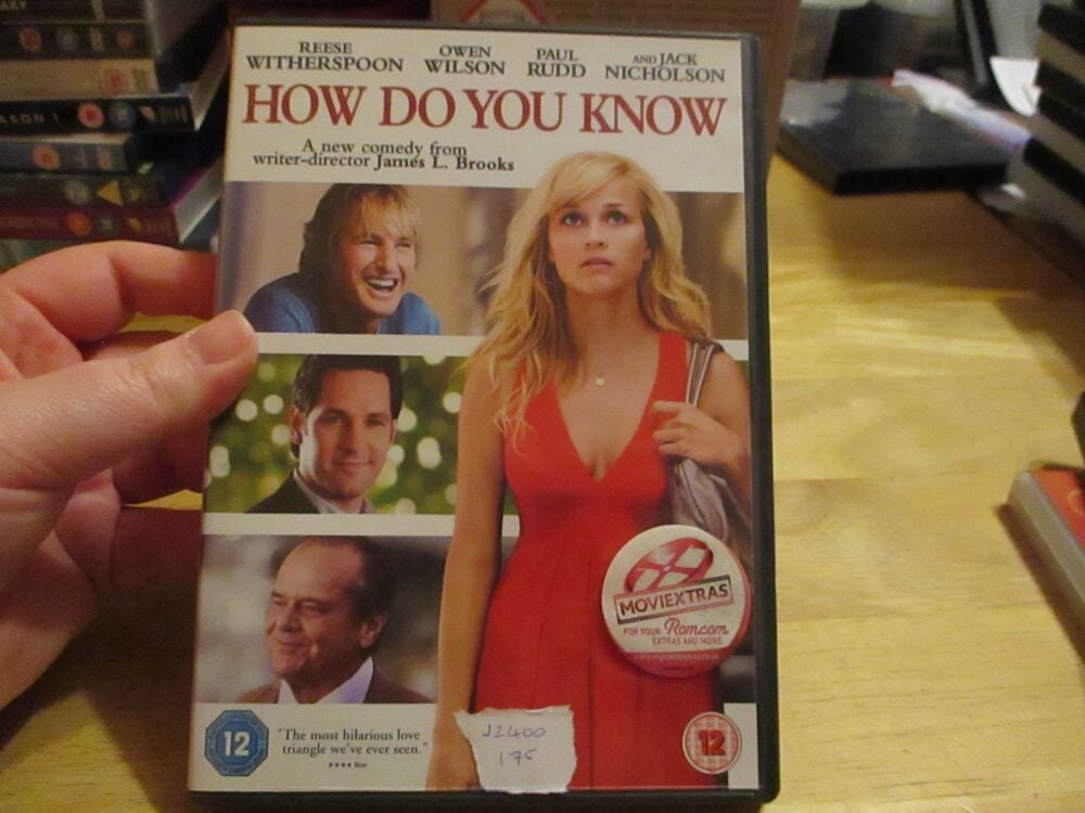 How Do You Know - DVD- LN Disc - VGC Case - Pal (S2400175)