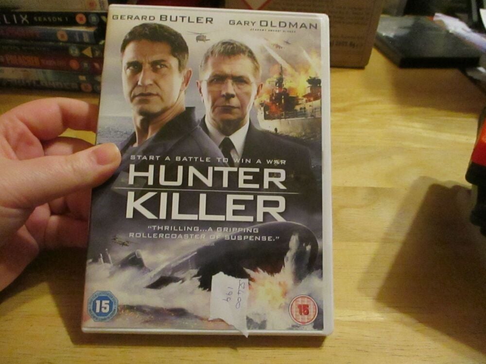 Hunter Killer - DVD - LN Disc - VGC Case - Pal (S2400199)