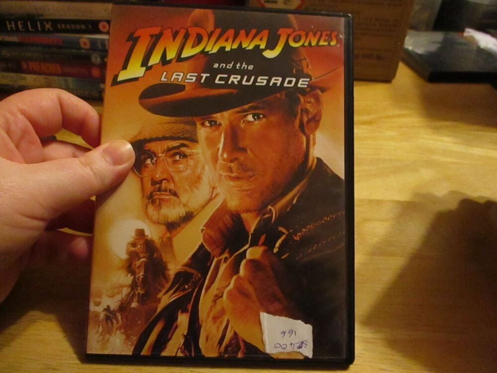 Indiana Jones and the Last Crusade - DVD - LN Disc - VGC Case - Pal (S2400166)