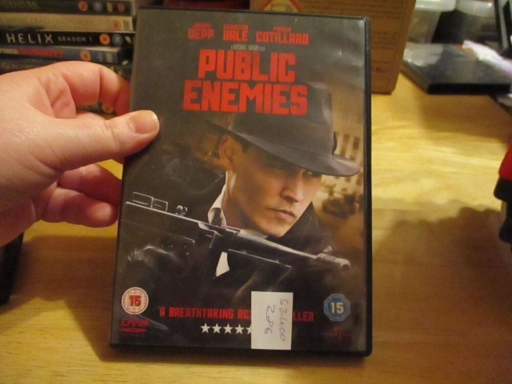 Public Enemies - DVD - Dusty Disc - VGC Case - Pal (S2400286)