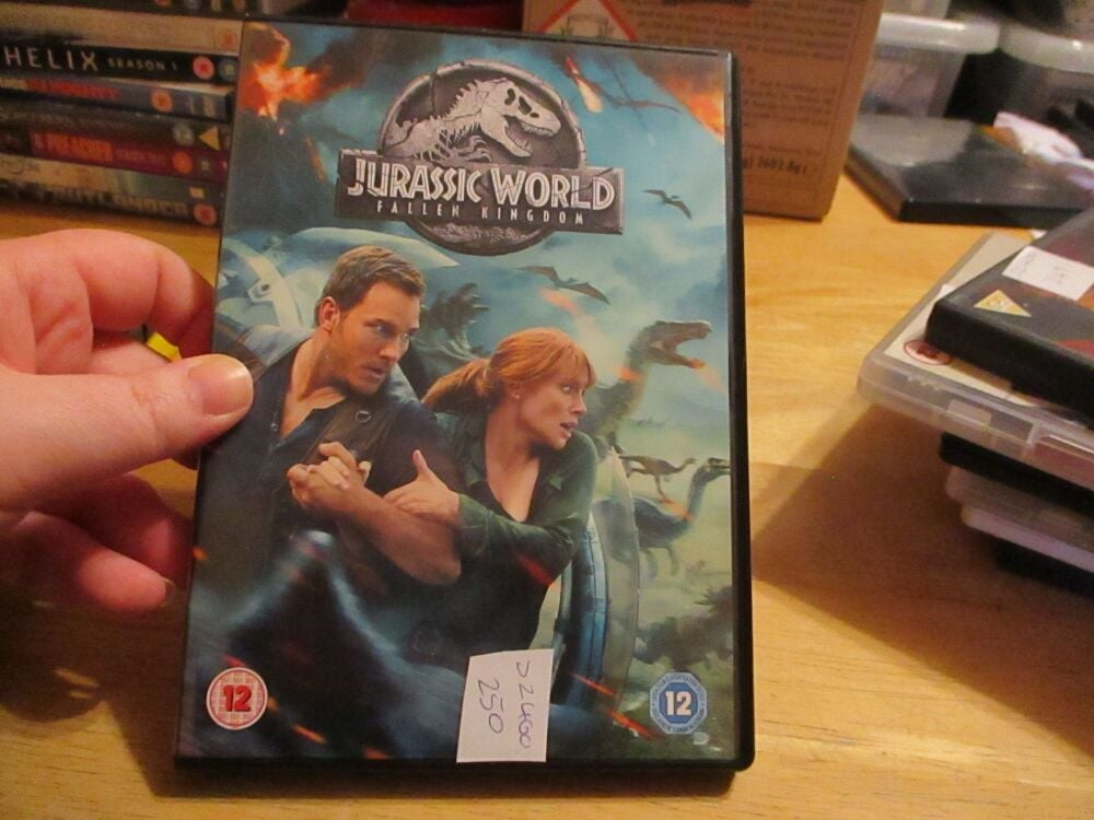 Jurassic World - Fallen Kingdom - DVD - LN Disc - VGC Case - Pal (S2400250)