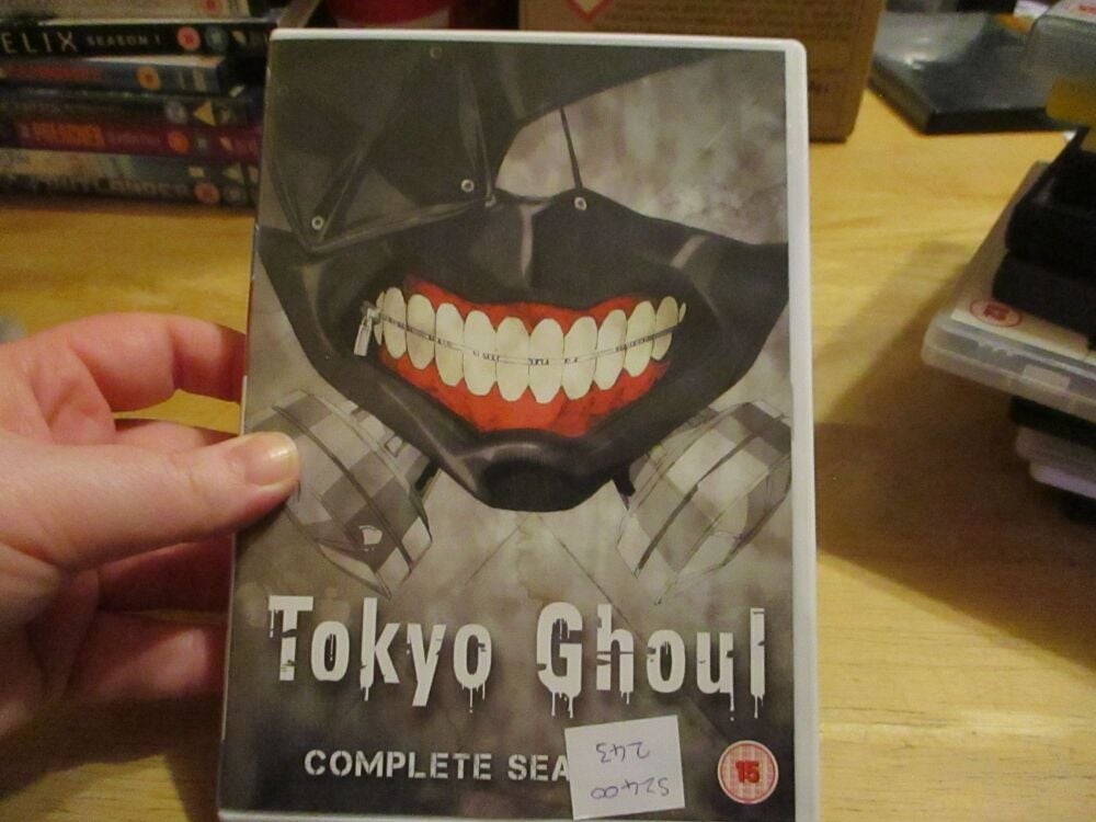 Tokyo Ghoul - Complete Season 1 - DVD - LN Disc - VGC Case - Pal (S2400243)