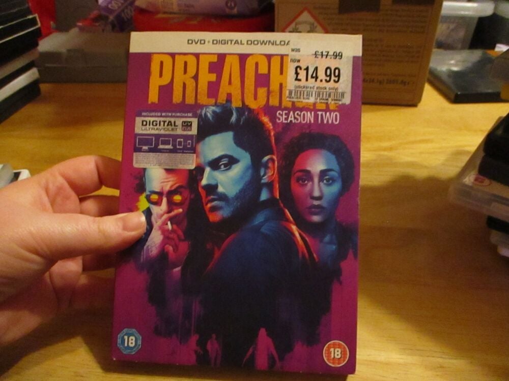 Preacher - Season Two - DVD - LN Disc - VGC Case - Pal (S2400234)