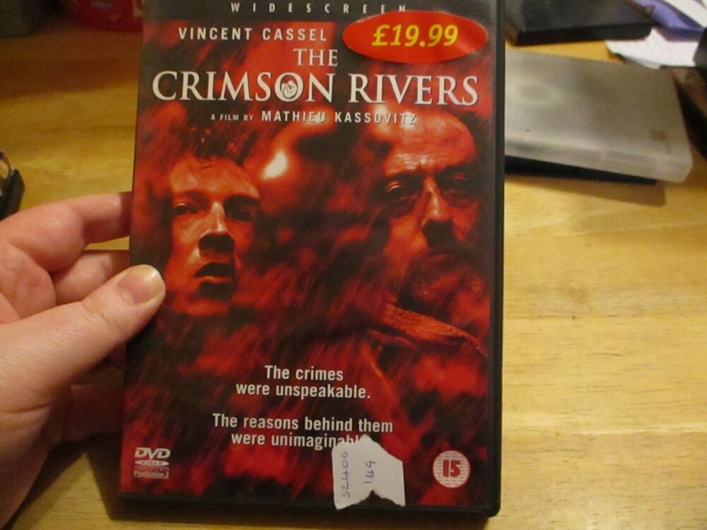 The Crimson Rivers - DVD - Dusty Disc - VGC Case - Pal (S2400149)