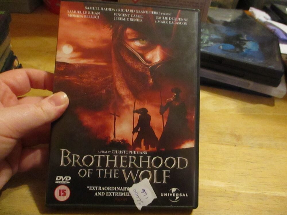 Brotherhood Of The Wolf - DVD - LN Disc - VGC Case - Pal (S2400146)