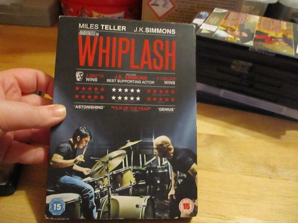 Whiplash - DVD - LN Disc - VGC Case - Pal (S2400153)