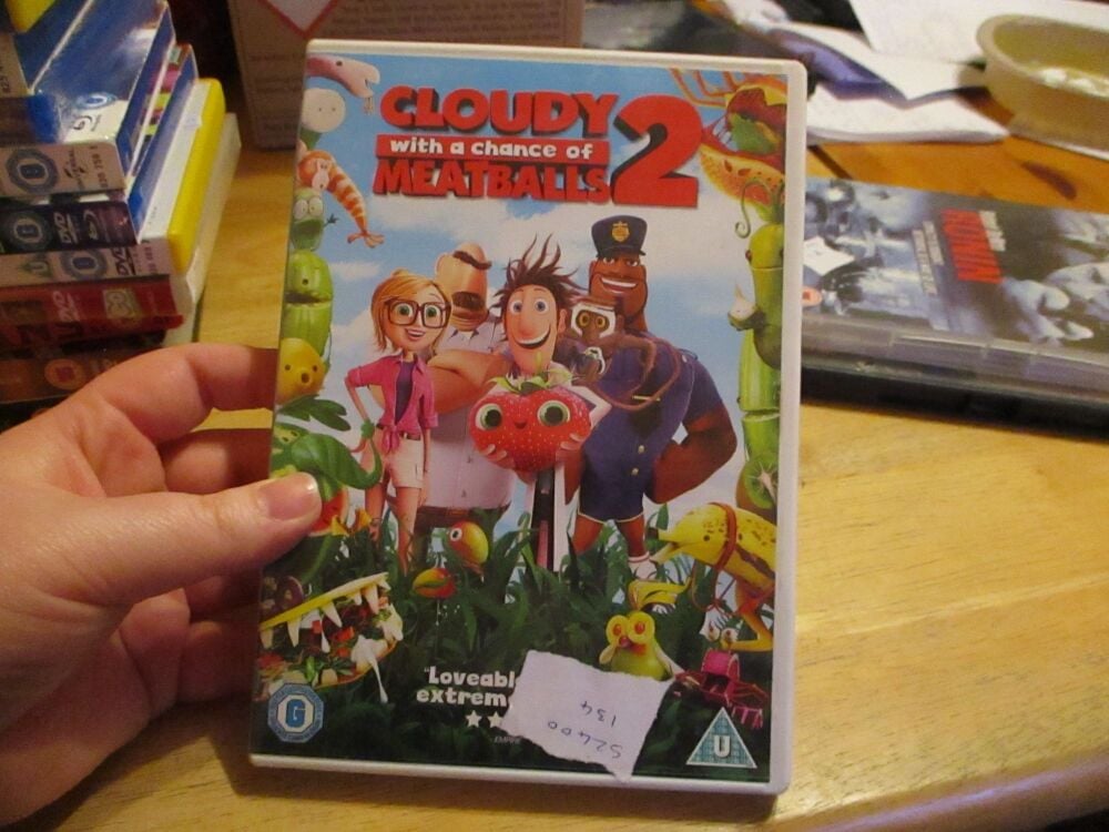 Cloudy With A Chance Of Meatballs 2 - DVD - FP Disc - VGC Case - Pal (S2400134)