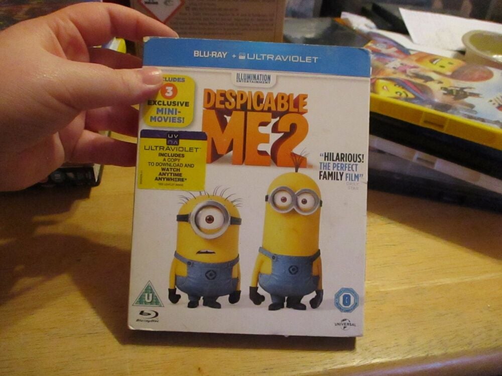 Despicable Me 2 - Bluray- LN Disc - VGC Case - Pal (S2400139)