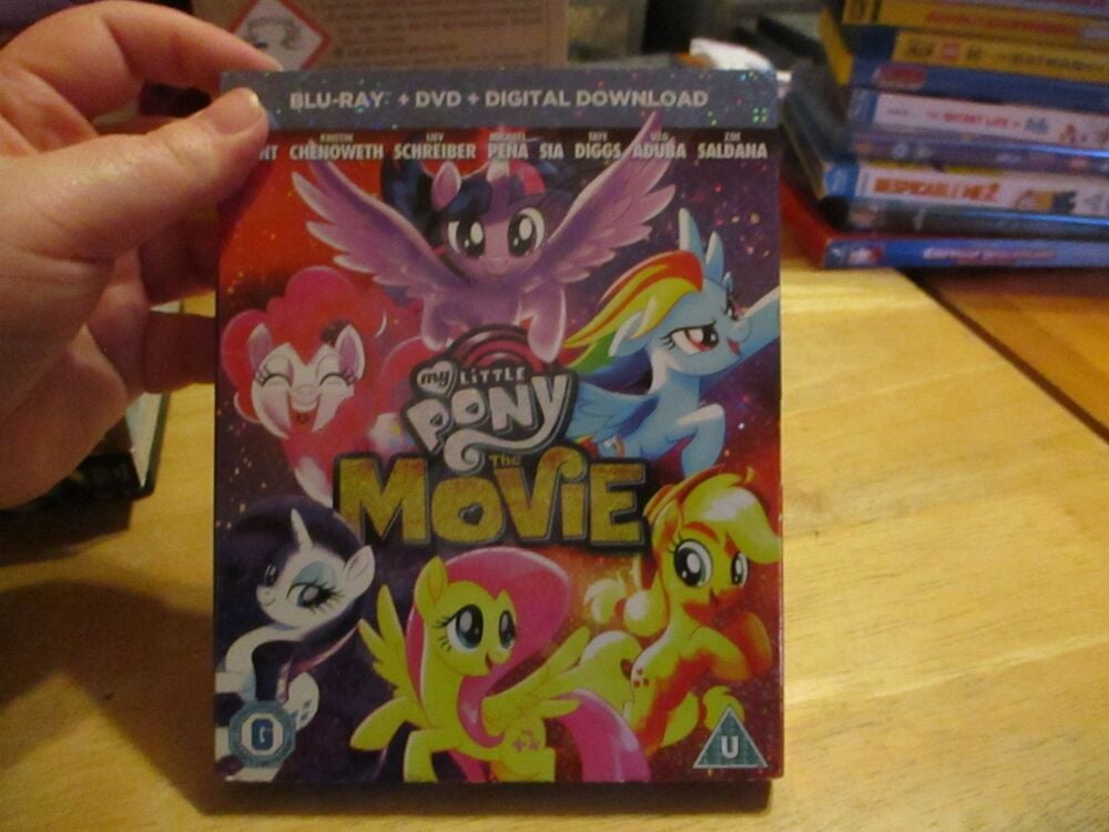 My Little Pony The Movie - Bluray & DVD - LN/FP Disc - VGC Case - Pal (S2400142)