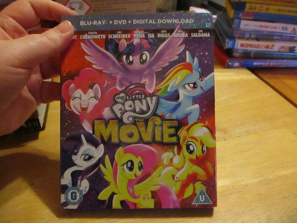 My Little Pony The Movie - Bluray & DVD - LN/FP Disc - VGC Case - Pal (S2400142)